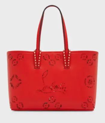 Fiery red tote