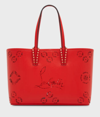 Fiery red tote