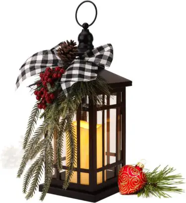 Decorative lantern for holiday decorating
