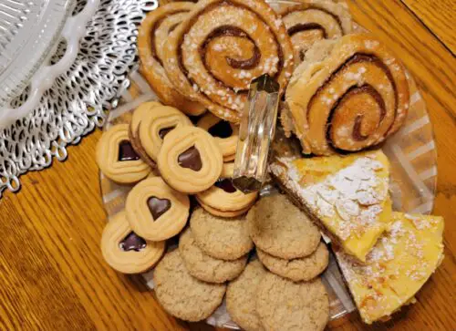 Selection of pastries for Swedish Fika