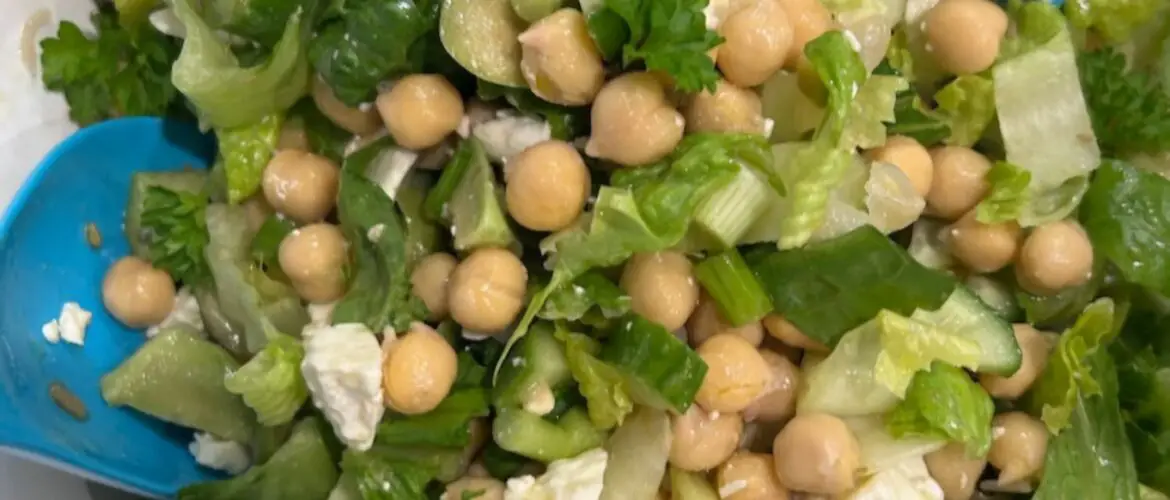 Chopped green salad from New York Times