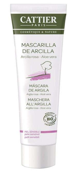 Cattier Pink clay facial mask Mother's Day gift for women over 60