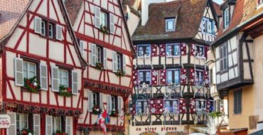 Colmar, Alsace, at Christmas