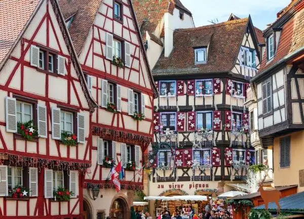 Colmar, Alsace, at Christmas